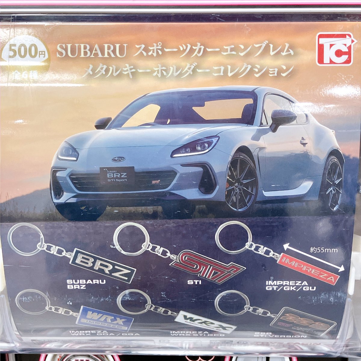 ?好評販売中? トイズキャビン SUBARU スポーツカーエンブレム メタル 