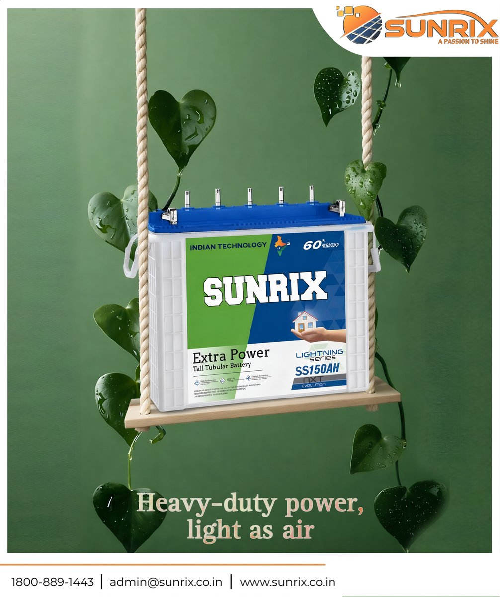 sunrixsolar's tweet photo. ☀️ Power Your Future with Sunrix Solar!

Clean energy, smart savings, and a brighter tomorrow—Sunrix Solar brings sustainable power solutions to every home and business.#SunrixSolar #SolarEnergy #GoGreen #SolarPowerIndia #SmartSavings #EcoFriendlyLiving #SustainableSolutions https://t.co/CFSBup60VM