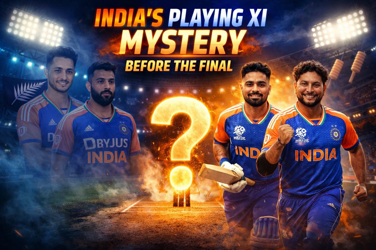 🚨 India’s Playing XI Some Changes Before T20 World Cup Final 

Abhishek Sharma and Varun Chakaravarthy could miss out, while Rinku Singh and Kuldeep Yadav are likely to feature

What’s changed you like in Indian Team 🇮🇳
