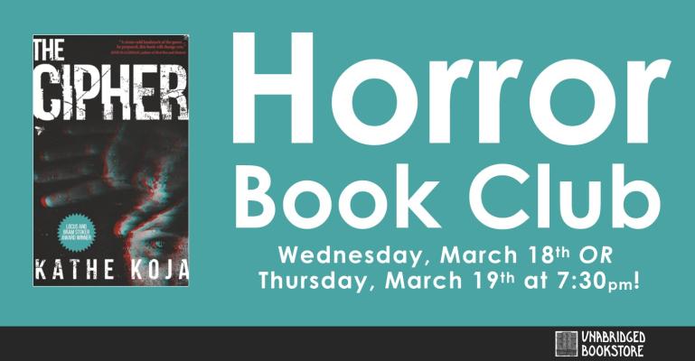 Chicago's Unabridged Bookstore's horror book club on March 18, 19 with #TheCipher. Purchase options included in link; you can try Chicago Public library as well. #bookclub #chicago #horror #horrorbooks #unbabridgedbooks
@unabridgedbooks
---
LINK: rantsravesbypaul.blogspot.com/2026/03/horror…