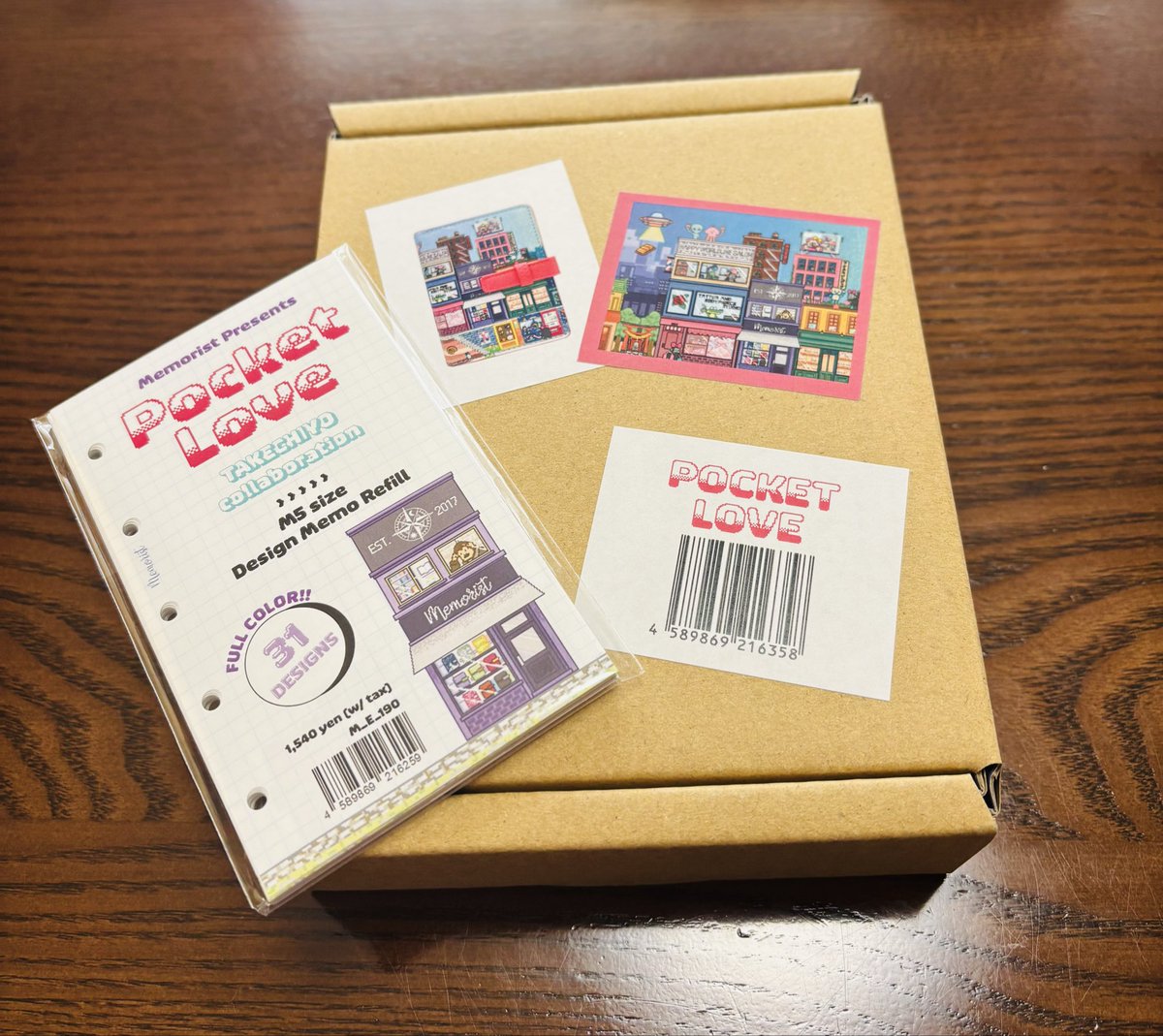 3104maa's tweet photo. タケチヨさんとメモリストのコラボ手帳！ポケラブ手帳届きました✨
すごくかわいすぎました🩷箱からかわいい🩷早速セットアップ完了です🩷ピンポルちゃんとも合うし本当に嬉しい🩷大切に使います✨

#ポケットラブ手帳 https://t.co/fuzKl4JyGv