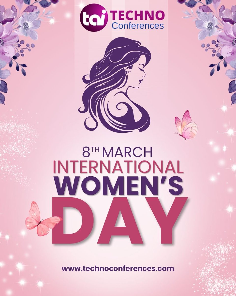 techno_conf's tweet photo. 🌸💜 Empowered Women, Empower the World! 💜🌸

🌷 Happy International Women’s Day! 🌷

#technoconferences #internationalwomensday #womeninscience #genderequality #InspireInclusion #WomensDay2026 https://t.co/SRovOoQvS6