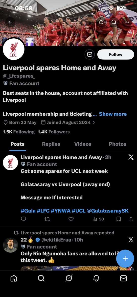 LFC FAN TICKET 😇 tweet media