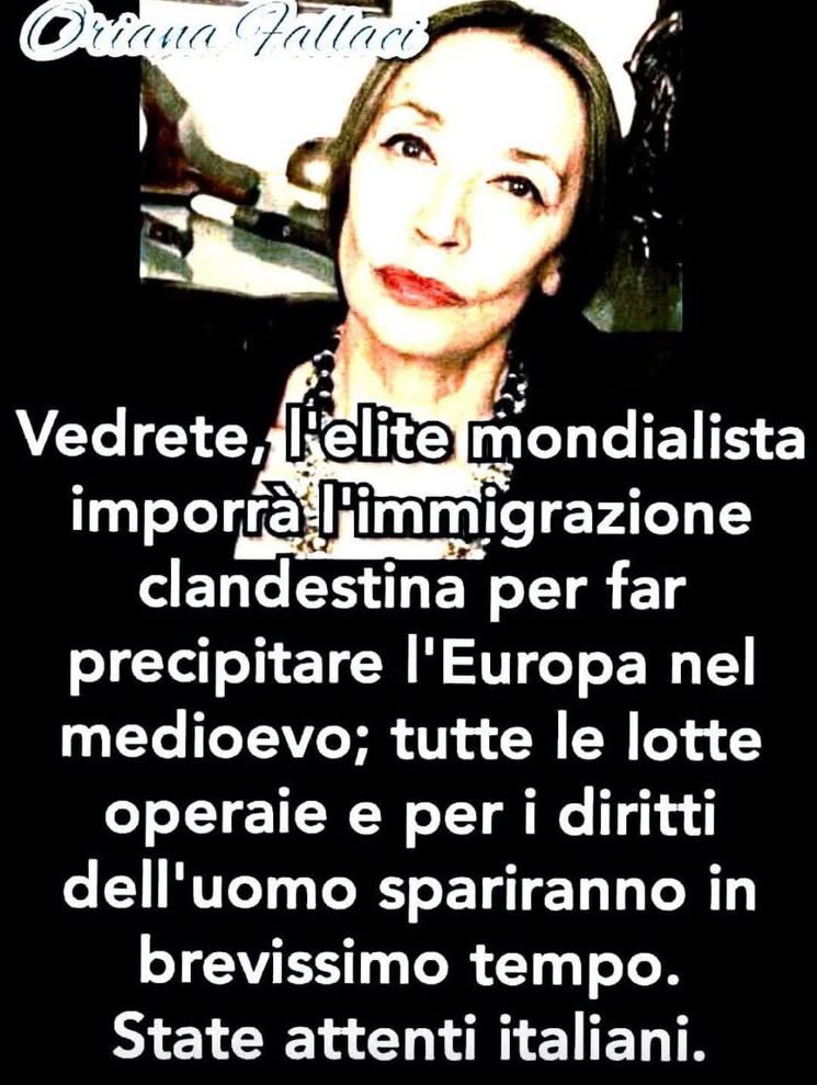 NathanDarioDLM's tweet photo. Si può essere d’accordo o no con Oriana Fallaci, ma su una cosa è difficile negarlo: certe dinamiche le aveva previste quando nessuno voleva ascoltare. #OrianaFallaci https://t.co/yr8NzTMPsI
