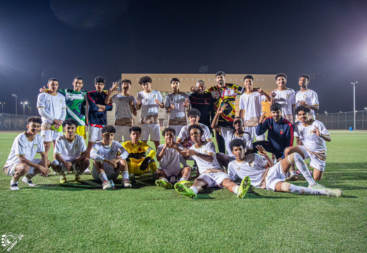 الحمد لله فوز على الاشقاء بنادي الوحدة والقصيم ورضوى وهجر والترجي 
 في دوري الدرجة الاولى U16 والعودة لصدارة الترتيب 
شكراً لزملائي بالجهاز الفني والاداري والطبي وأبنائي الاعبين ❤️🖤 <a href="/coach_ksa/">رابطة المدربين K.S.A</a>