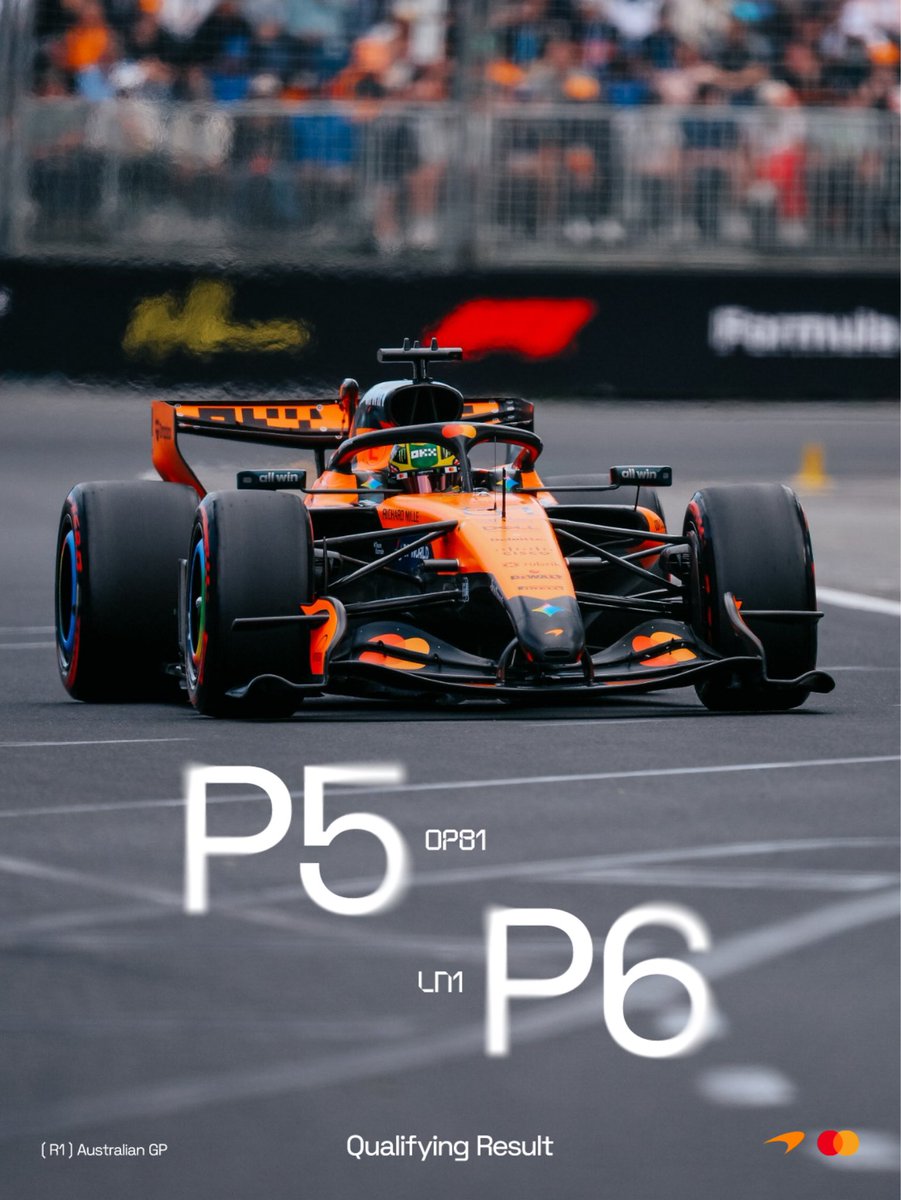 McLaren Mastercard Formula 1 Team tweet media