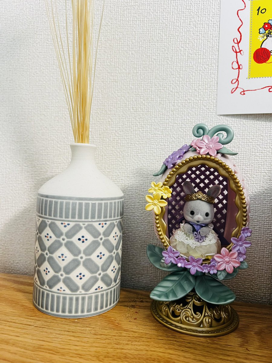 わたウサギのフローラルエッグ』 が届きました！ 繊細な透かし模様が