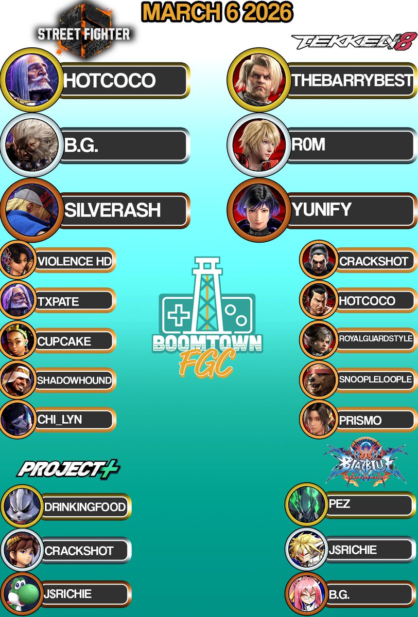 Boomtown FGC tweet media
