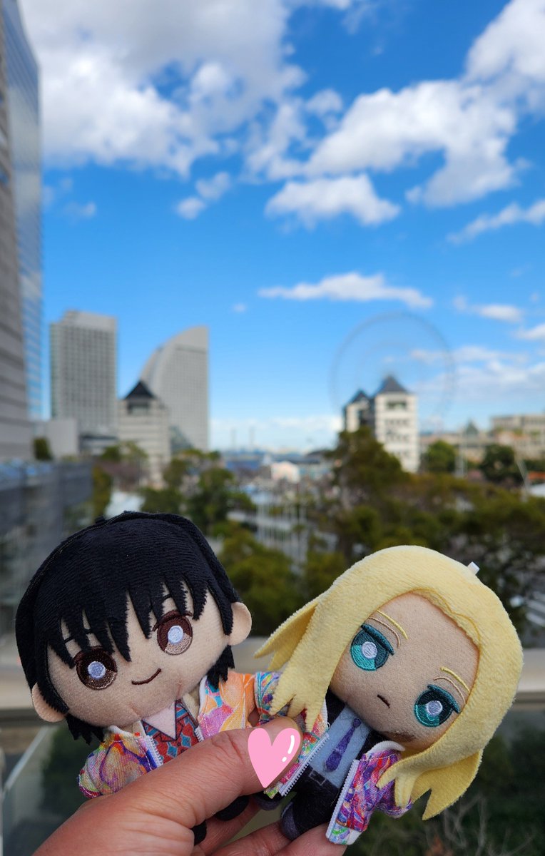 ぬい🎲🔨さんもよこはまﾃﾞｰﾄしてきました☺️❤️💜