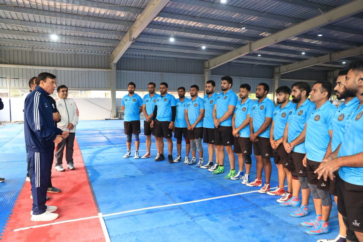 mansukhmandviya's tweet photo. A winning mindset, no looking back!

PM Shri @narendramodi Ji's vision fueling our future champions. 

📍 SAI NSSC, Bengaluru https://t.co/tH1609ZzoS