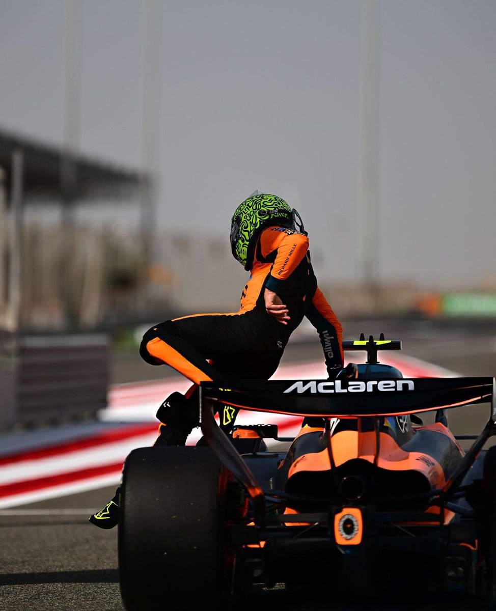 lando qualified p6, just +0.095 behind his teammate, with a duct taped front wing, battery issues all weekend, earlier gearbox and power unit problems. and with barely any running time in practice, he still put it all together to reach q3.

I’LL TAKE IT 👏🏻