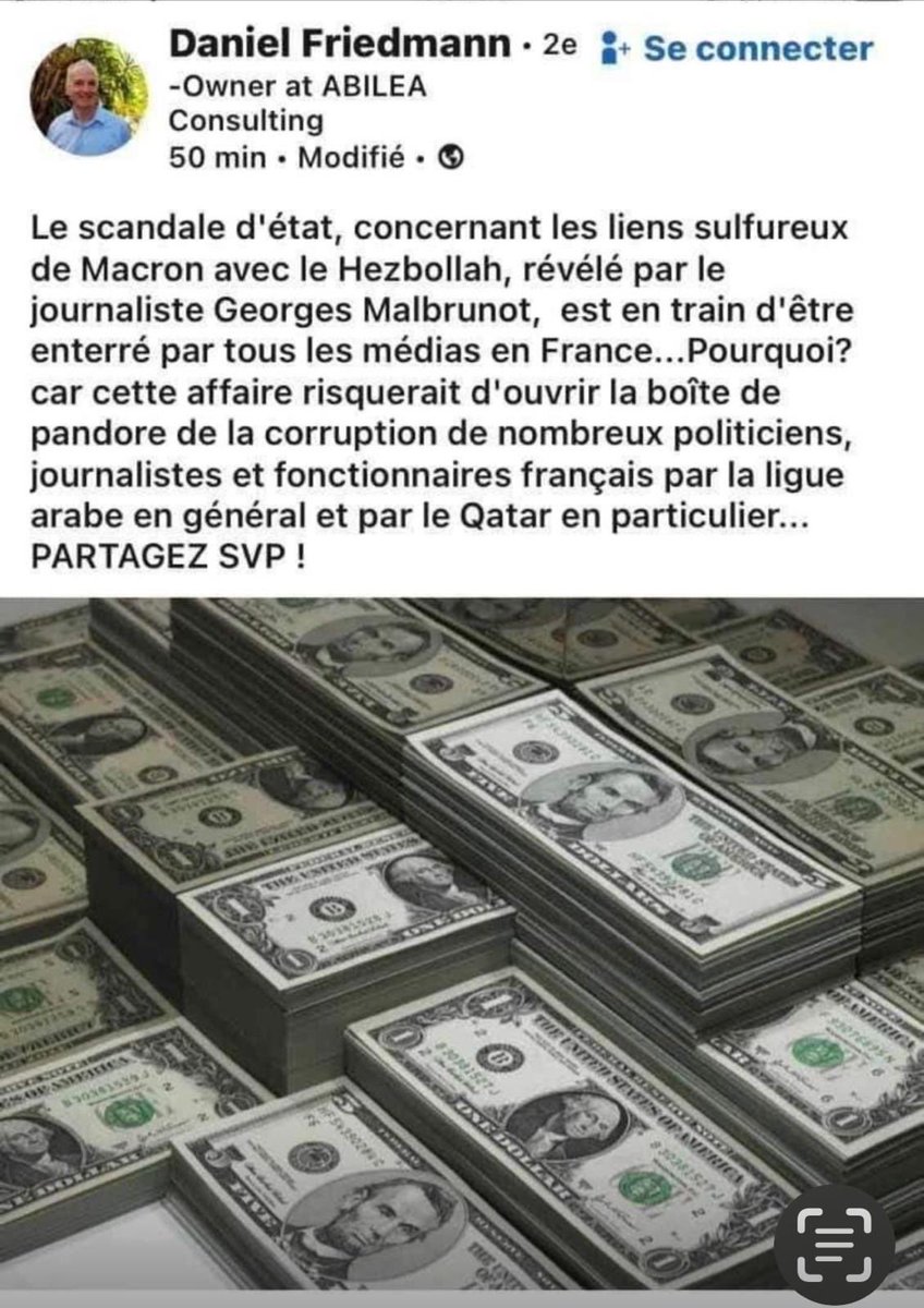 2Halumi's tweet photo. @L_ThinkTank Mensonges et manipulations !!

Macron est proche du Hezbollah !!
Macron a favorisé ses amis proches du Hezbollah, notamment Rodolphe Saadé le milliardaire libanais !!

Lisez et surtout partagez !! https://t.co/CxXLpFo1u9