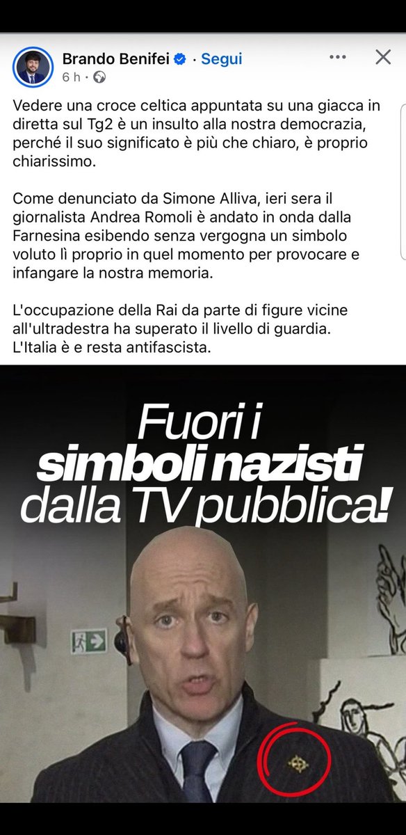 Simona45104788's tweet photo. @sandrino1992 @PBerizzi Ah, quindi c'entra@anche l'altro grande giornalista #SimoneAlliva? (@brandobenifei non lo cago proprio. Lui è OLTRE! 😏). https://t.co/scWiwBfHz3