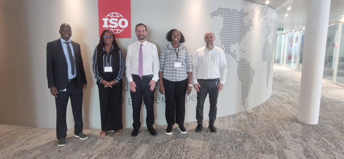 nadine_umutoni's tweet image. Huge thanks to the #ISO Secretary-General and his team for an incredible welcome when I visited ISO CS representing #ARSO on Thursday this week.