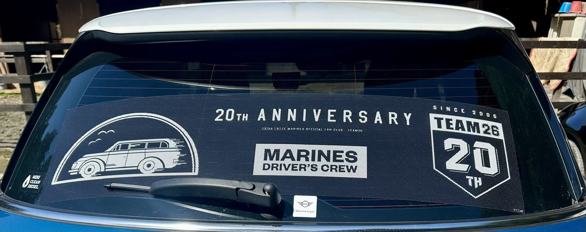marin_es1048's tweet photo. 今日から開始🚙👍
#TEAM26_20周年キャンペーン
#CheerDrive https://t.co/eccqkO3FEG