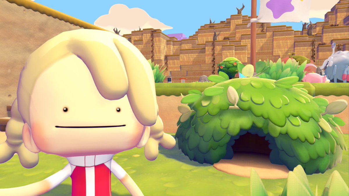 two days on Pokopia! I made this house for myself