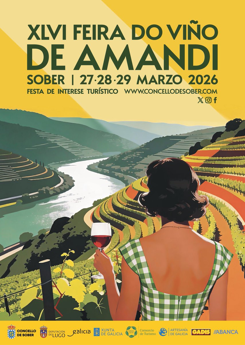 ConcellodeSober's tweet photo. 🟪 Mes do Amandi. 🍷

📅 Programación e actividades durante este mes arredor da XLVI Feira do Viño de Amandi. 🍇 https://t.co/q2DIZBk8KB