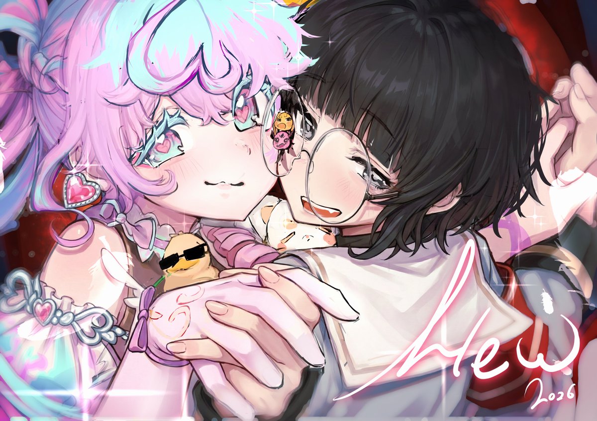 lonimto_reko's tweet photo. hew大阪グループの集合絵
#ころがるきおく #MagicalCall #あおいろをたどって https://t.co/d9Y9kNwmgh