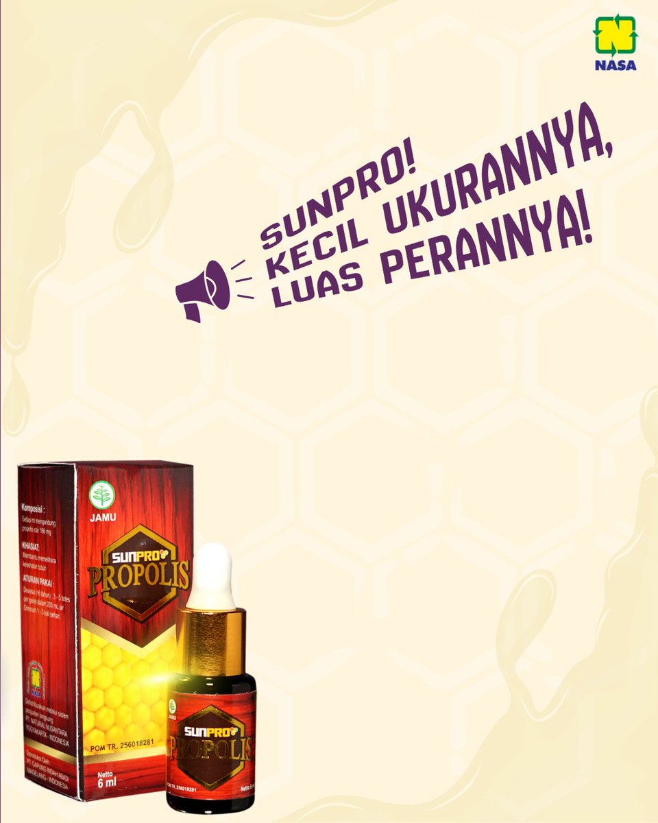 ptnasa's tweet image. SUNPRO hadir sebagai solusi praktis untuk kamu yang ingin tetap nyaman dan siap menjalani hari, kapan pun dibutuhkan 💧🤍

Kecil ukurannya, luas perannya!

#SUNPRO #PropolisAlami #SehatDariDalam #DailySupport #RawatTubuh