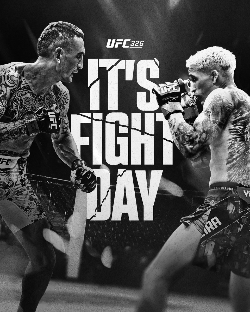 UFC 326 홍보 이미지(공식 X 게시물 이미지)