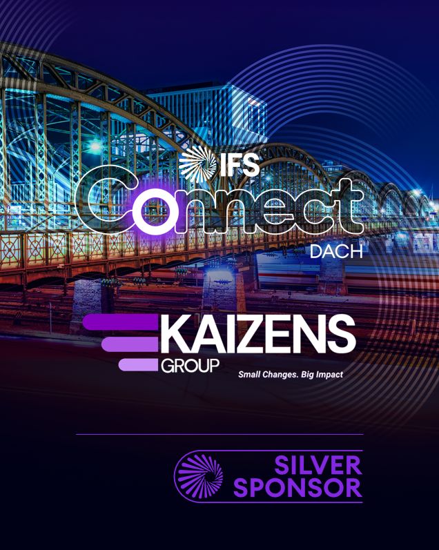 KaizensGroup's tweet photo. Kaizens Group is proud to be a Silver Sponsor at #IFSConnectDACH in Munich!
With KaiBridge Suite — incl. KaiRep — we help accelerate #IFSCloud upgrades with accuracy, automation &amp; lower risk.
Attending? Let’s connect!
#IFS #IFSUpgrade #KaiBridge #KaizensGroup https://t.co/HvheW1em1G