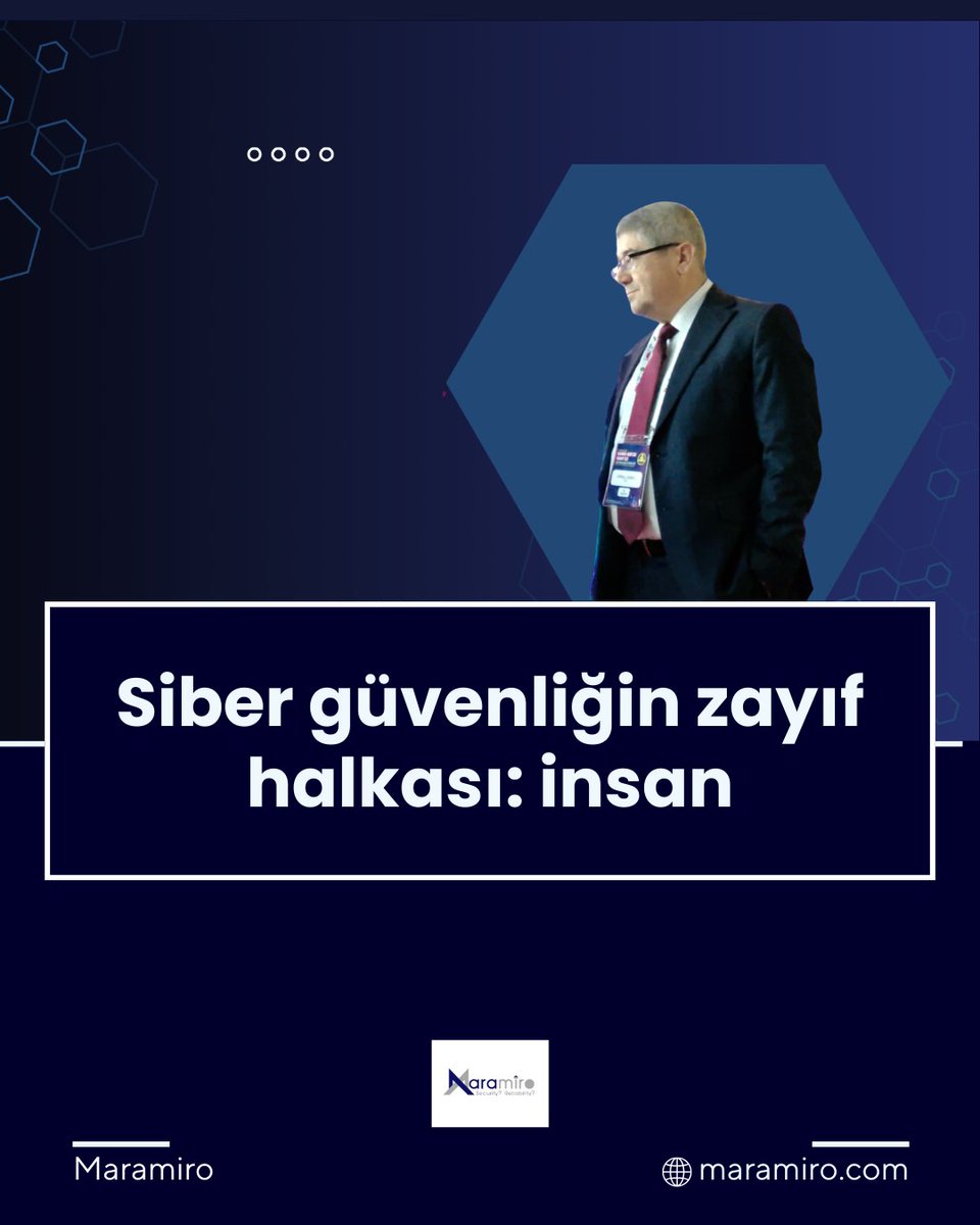 Türkiye Bilişim Derneği (TBD) tarafından düzenlenen Kamu-BİB'28 ve BİMY'32 bütünleşik etkinliğine katılan TBD Yönetim Kurulu Üyesi Cemal GEMCİ, Maramiro TV'de sorularımızı yanıtladı.

<a href="/tbdmerkez/">TBD Türkiye Bilişim Derneği</a>

Haberi okumak için 👇🏻
maramiro.com/siber-guvenlig…
.
.
.
#Maramiro #TBD #CemalGemci