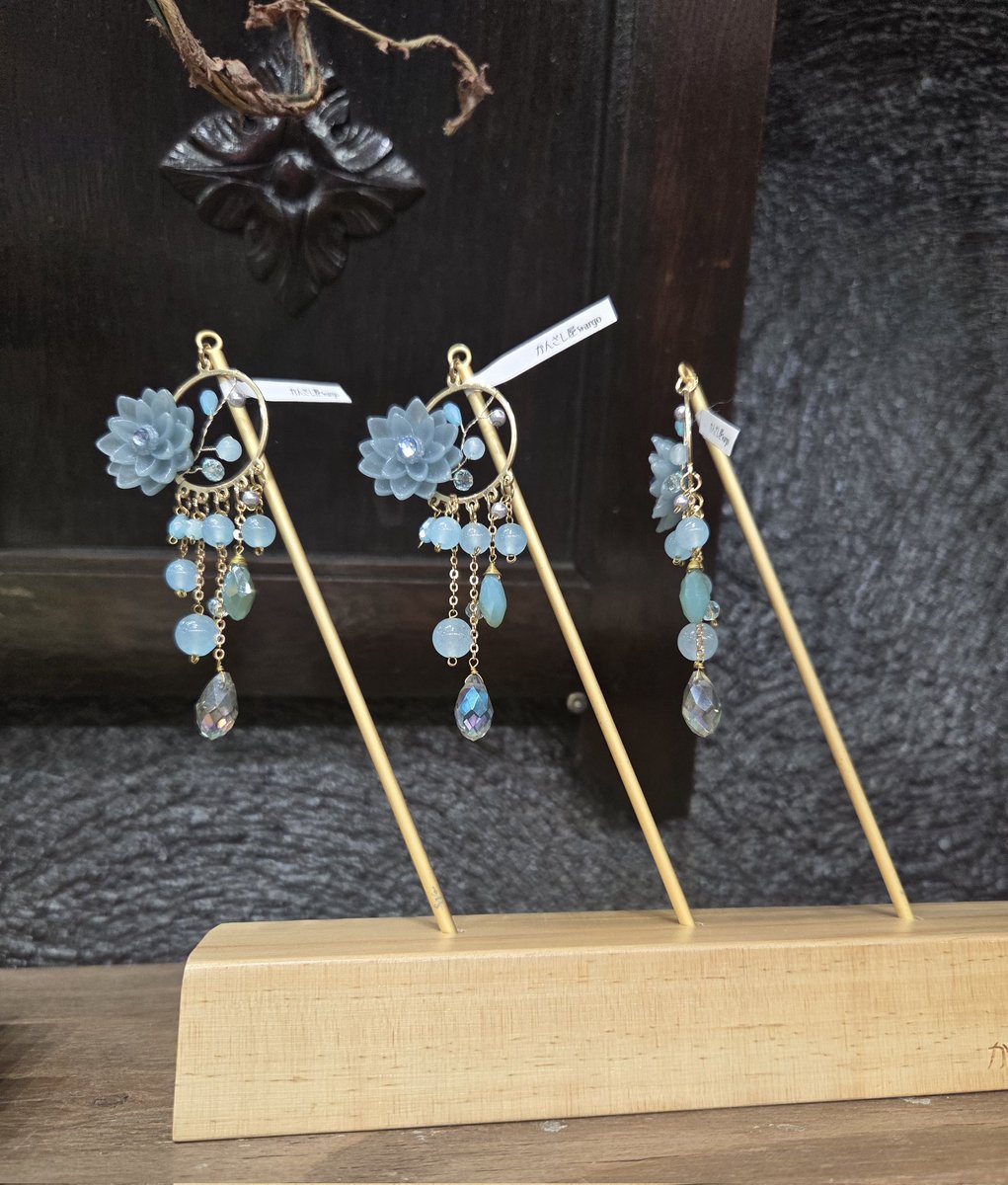 四季送り概念かんざしズ🌸🌺🍁❄️
※お店の方の許可とってます🎶