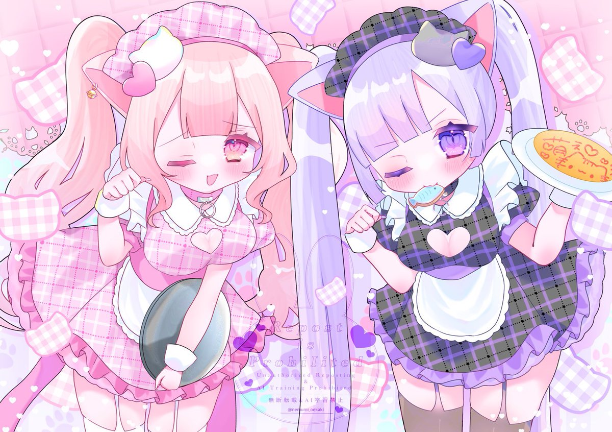 nemumi_oekaki's tweet photo. メイドちゃんとゆめかわいいがだいすきです✩.*˚

 #フォロワー1万以下の神絵師発掘したい https://t.co/m3zlR29pXp