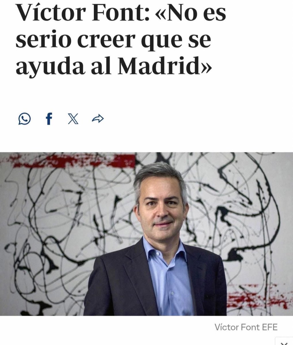 فيكتور فونت:🗣️🚨🚨

“ليس من الجدية الاعتقاد أن هناك من يساعد ريال مدريد.”

افلاطون كتالونيا🎁

#فونت #برشلونة