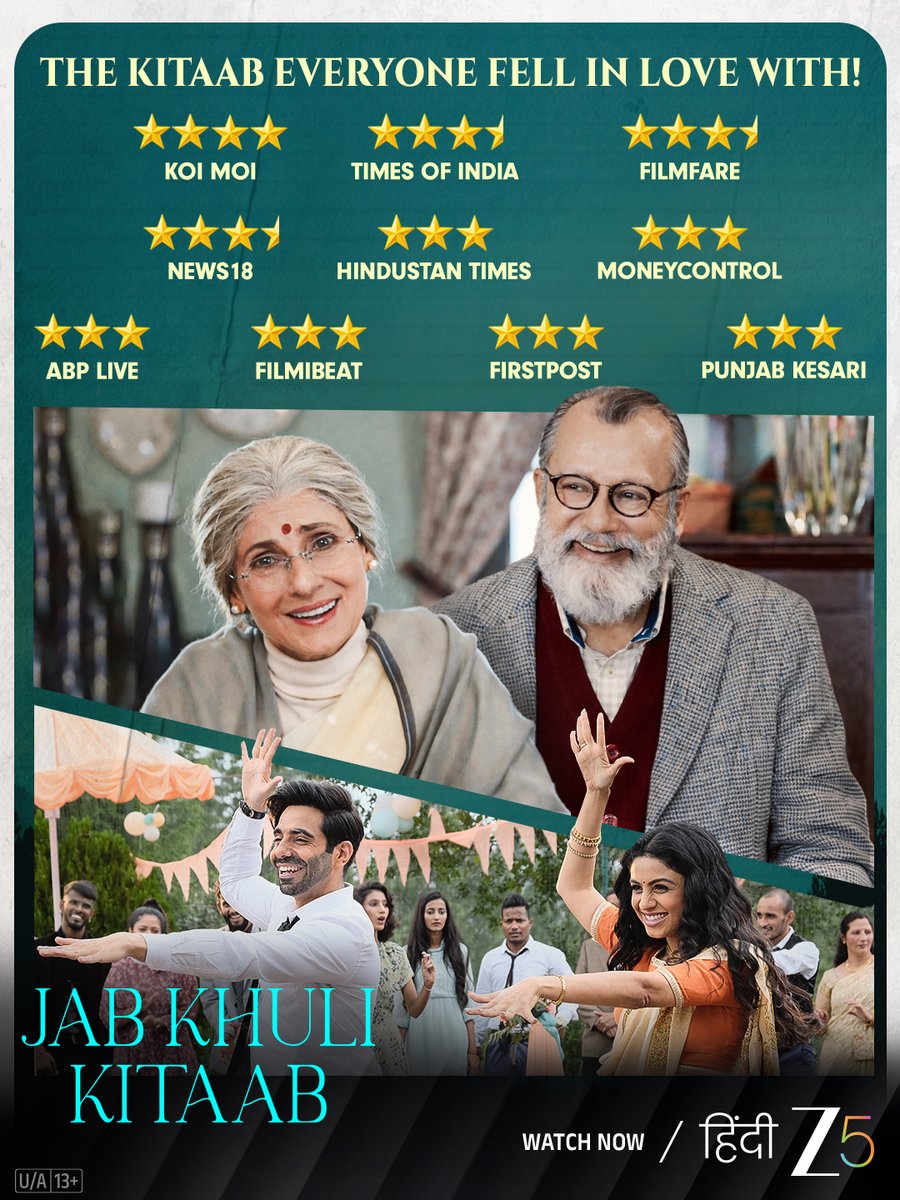 ApplauseSocial's tweet image. Their love may be complicated… but your love for them is loud and clear! 🥰

#JabKhuliKitaab, streaming now, only on #ZEE5

#JabKhuliKitaabOnZEE5