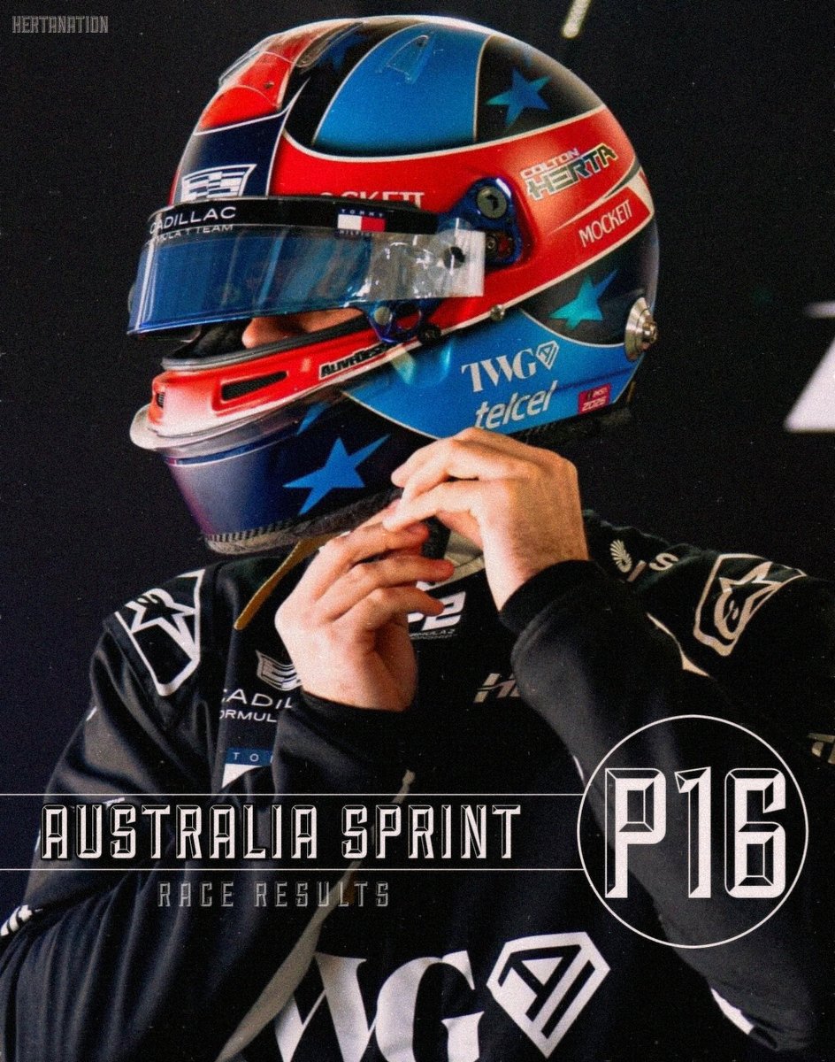 HertaNation's tweet photo. It’s P16 for @ColtonHerta in his First Career F2 Sprint Race. We saw contact, Tire strategy and many other things but it’s all in preparation for tomorrows race 🔜 #hertanation #coltonherta #formula2 #hitechgp https://t.co/yxJWINytG7