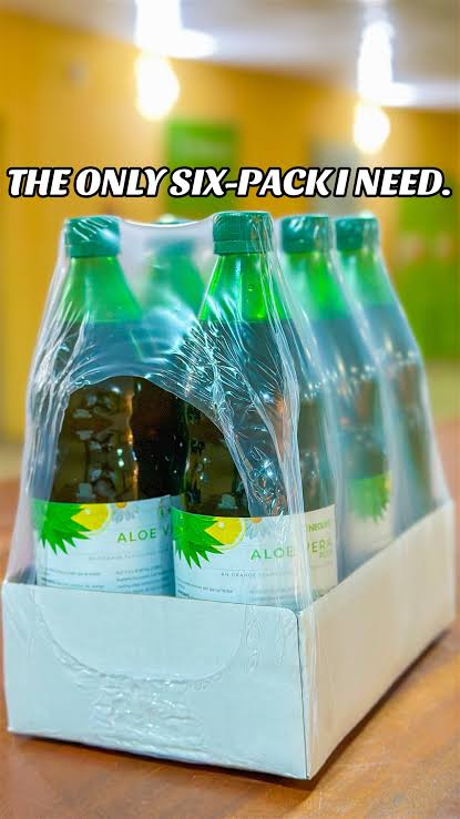Kristova1030's tweet photo. Health is Wealth 

 NeoLife Aloe Vera Plus is a nutritional herbal drink made mainly from aloe vera gel combined with herbal extracts such as ginseng and chamomile. It is designed to support digestion, energy, relaxation, and overall wellness. 

The product typically contains:
Aloe vera gel (about 40%)
Herbal tea blend (ginseng and chamomile)
Natural lemon flavor
Fructose (natural sweetener)
Carbonated water and natural preservatives 

The recommended intake is 50–100 ml per day. 

Below are the major benefits explained in detail.
1. Supports Healthy Digestion
A major benefit of NeoLife Aloe Vera Plus is improving digestive health.
How it works
Aloe vera contains natural plant compounds that help soothe the stomach lining.
It helps calm irritation in the digestive tract.
It may reduce symptoms of indigestion, heartburn, and stomach discomfort.
Possible digestive benefits
Relieves indigestion
Helps with stomach upset
Helps manage irritable bowel discomfort
Supports healthy gut function
This is why it is often used by people with ulcer, dyspepsia, or digestive discomfort. 
2. Helps Reduce Stress and Promote Relaxation
NeoLife Aloe Vera Plus contains Chamomile, a well-known calming herb.
Benefits of chamomile
Helps reduce tension and anxiety
Promotes relaxation
Helps improve sleep quality
Supports emotional balance
This makes the drink useful for people experiencing mental stress or fatigue. 
3. Boosts Energy and Vitality
The product contains Ginseng, a natural herb known for improving energy.
Energy benefits
Improves stamina
Helps fight fatigue
Enhances mental alertness
Supports physical performance
Ginseng works as a natural tonic to help the body handle physical and mental stress better. 
4. Supports the Immune System
Aloe vera contains antioxidants and plant compounds that support immunity.
Immune benefits
Helps protect cells from oxidative stress
Supports the body's natural defense system
Helps fight infections
Because of these properties, aloe drinks are often used as natural immune boosters. 
5. Improves Skin Health
Aloe vera is famous for its skin-healing properties.
Skin benefits
Helps reduce acne and skin irritation
Supports collagen production
Improves skin hydration
Helps maintain youthful skin
The nutrients in aloe may help improve skin health from inside the body. 
6. Helps with Ulcer and Stomach Irritation
Because aloe vera coats the stomach lining, it may help with:
Gastric irritation
Ulcers
Acid reflux
Heartburn
It works by soothing inflamed tissues in the digestive tract. 
7. Supports Mental Performance
Some distributors highlight that the drink can help with:
Mental alertness
Memory support
Focus
This effect is mainly linked to ginseng, which supports brain function and energy level.
8. Helps with Appetite and Metabolism
NeoLife Aloe Vera Plus may help:
Improve appetite
Enhance digestion of nutrients
Support healthy metabolism
The natural sugars also provide quick and sustained energy .
9. Refreshes and Hydrates the Body
The drink is lightly carbonated and flavored with lemon, making it refreshing.
Benefits include:
Hydration
Refreshment during fatigue
Natural revitalization
This is why many people drink it in the morning or during stressful days. 
Summary of Key Benefits
Supports digestion
Reduces stress and tension
Boosts energy and stamina
Strengthens immunity
Improves skin health
Helps soothe stomach ulcers
Enhances mental alertness
Refreshes and hydrates the body

Our greatest wealth in life is having good health.
DM me asap for your orders or click the link on my Bio to get yours today. I delivered nationwide