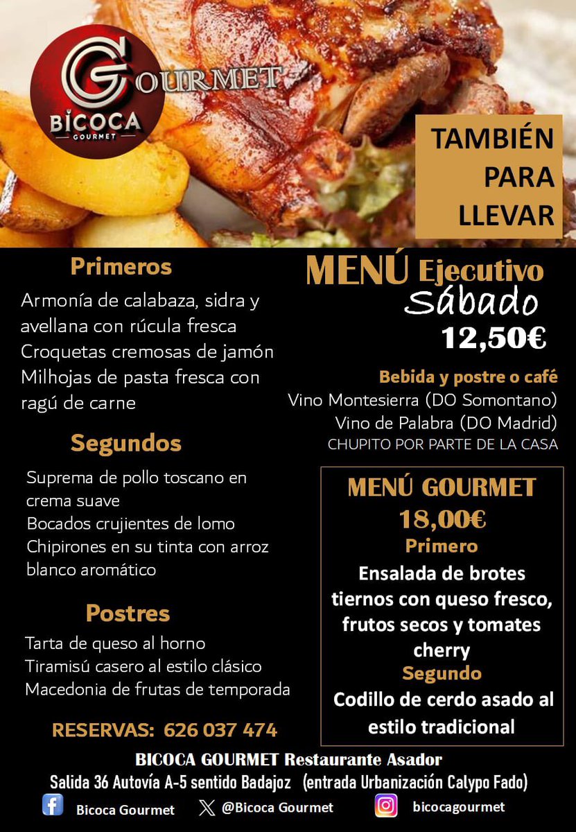 BicocaOil's tweet photo. #BicocaGourmet⛽️

#CasarrubiosDelMonte
#Valmojado
#Calalberche
#CalypoFado
#Navalcarnero
#Arroyomolinos
#Madrid
#Toledo
#Méntrida
#ElÁlamo
#Illescas https://t.co/qyeNk9YWNd