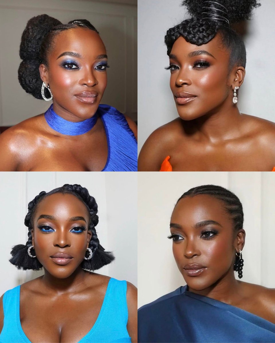 Wunmi Mosaku's makeup throughout this awards season won't go unnoticed.