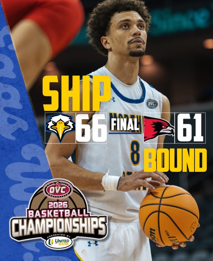 Championship bound! <a href="/MSUEaglesMBB/">Morehead State Men's Basketball</a> keeps rallying and finally overcomes SEMO 66-61 to advance to the <a href="/OVCSports/">Ohio Valley Conference</a> title game. Anouar Mellouk with a career high 22 points. 

Eagles vs. TSU, Saturday at 9 pm ET on ESPN2 and the Eagle Sports Radio Network. 

#SoarHigher #SkoEags