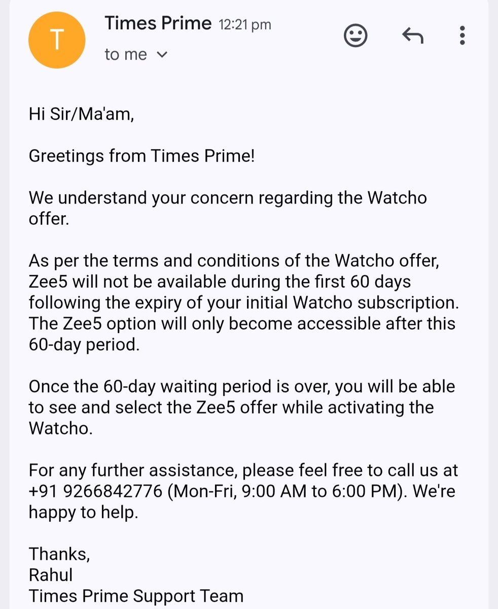 AparotM's tweet image. @timesprime never ever buy #timesprime
They are just false promises.