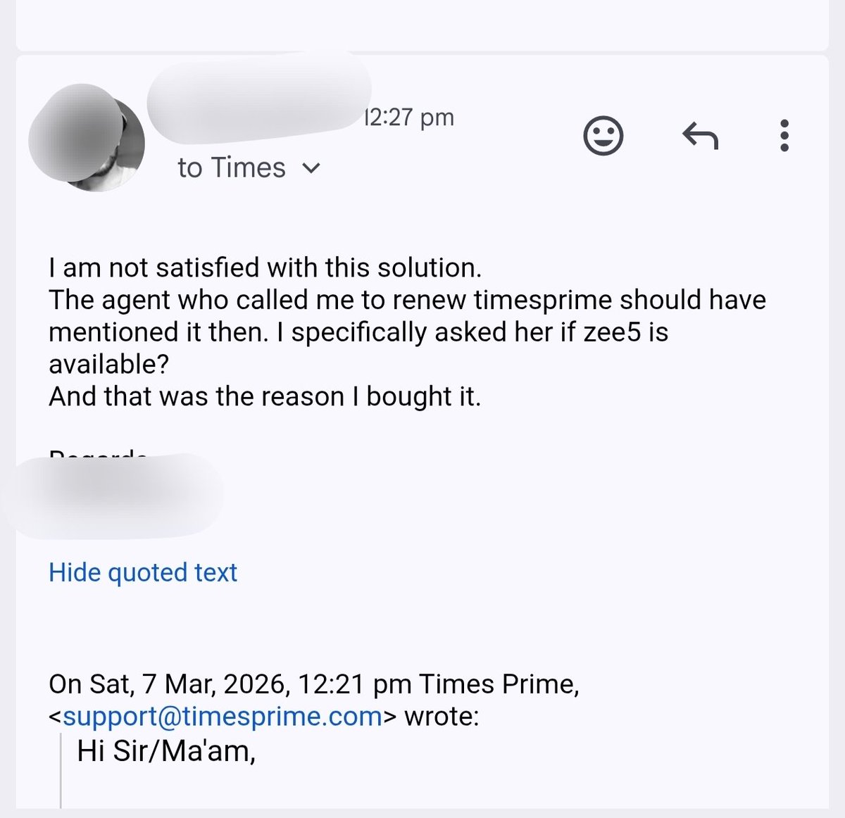 AparotM's tweet image. @timesprime never ever buy #timesprime
They are just false promises.