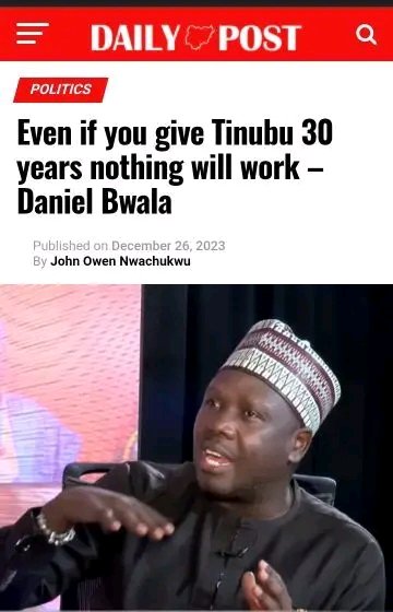 Daniel Bwala <a href="/BwalaDaniel/">D. H Bwala</a>, a known beautiful liar who can work for &amp; praise the devil for the right fee!

His infamous outing on <a href="/AlJazeeraWorld/">Al Jazeera World</a> Head-to-Head, tells it

Bwala lies effortlessly &amp; seamlessly, with a prowess that is even astonishing to the devil!

The devil is awed.