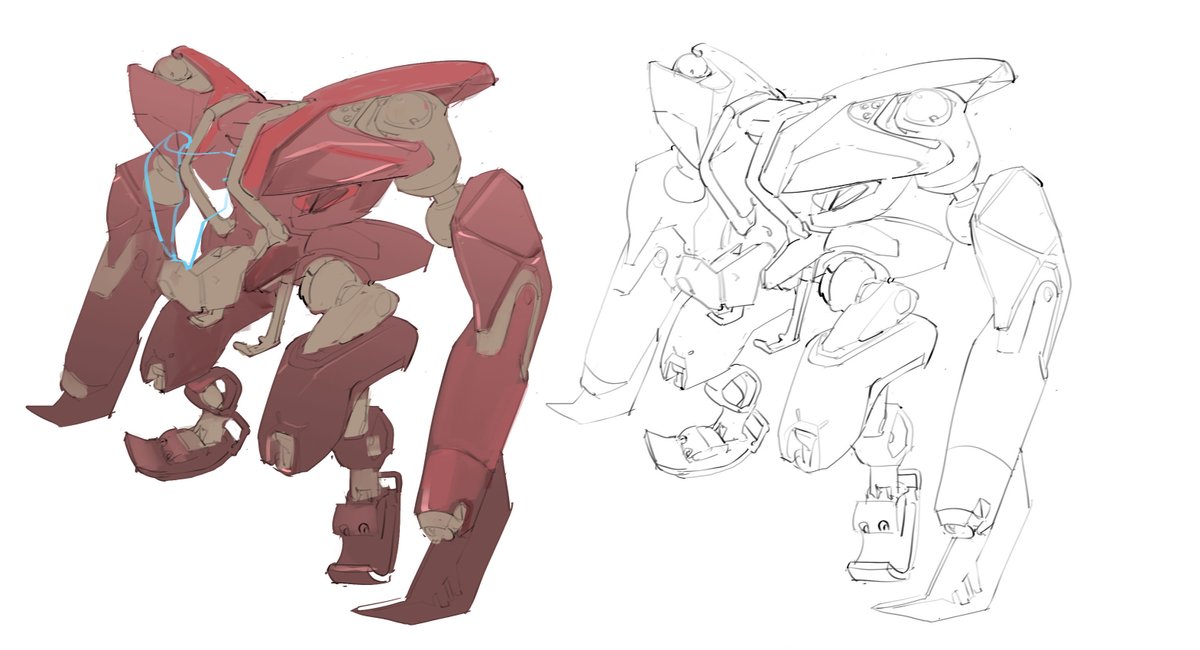Unused sketches from previous work
#mechs #scrap