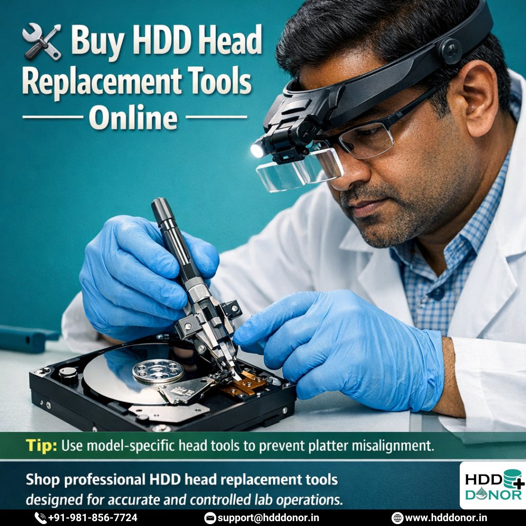 donor_hdd's tweet photo. Buy HDD Head Replacement Tools Online.

📞 +91-981-856-7724
Buy Online: https://t.co/3nux2qlux6

#HeadReplacementTools #HeadSwapTools #HDDTools #DataRecoveryEquipment #RecoveryLabTools #ProfessionalRecovery #CleanRoomTools #HardDriveRepairTools #PrecisionAlignment #HDDSpareParts https://t.co/EIdx5gLbJf
