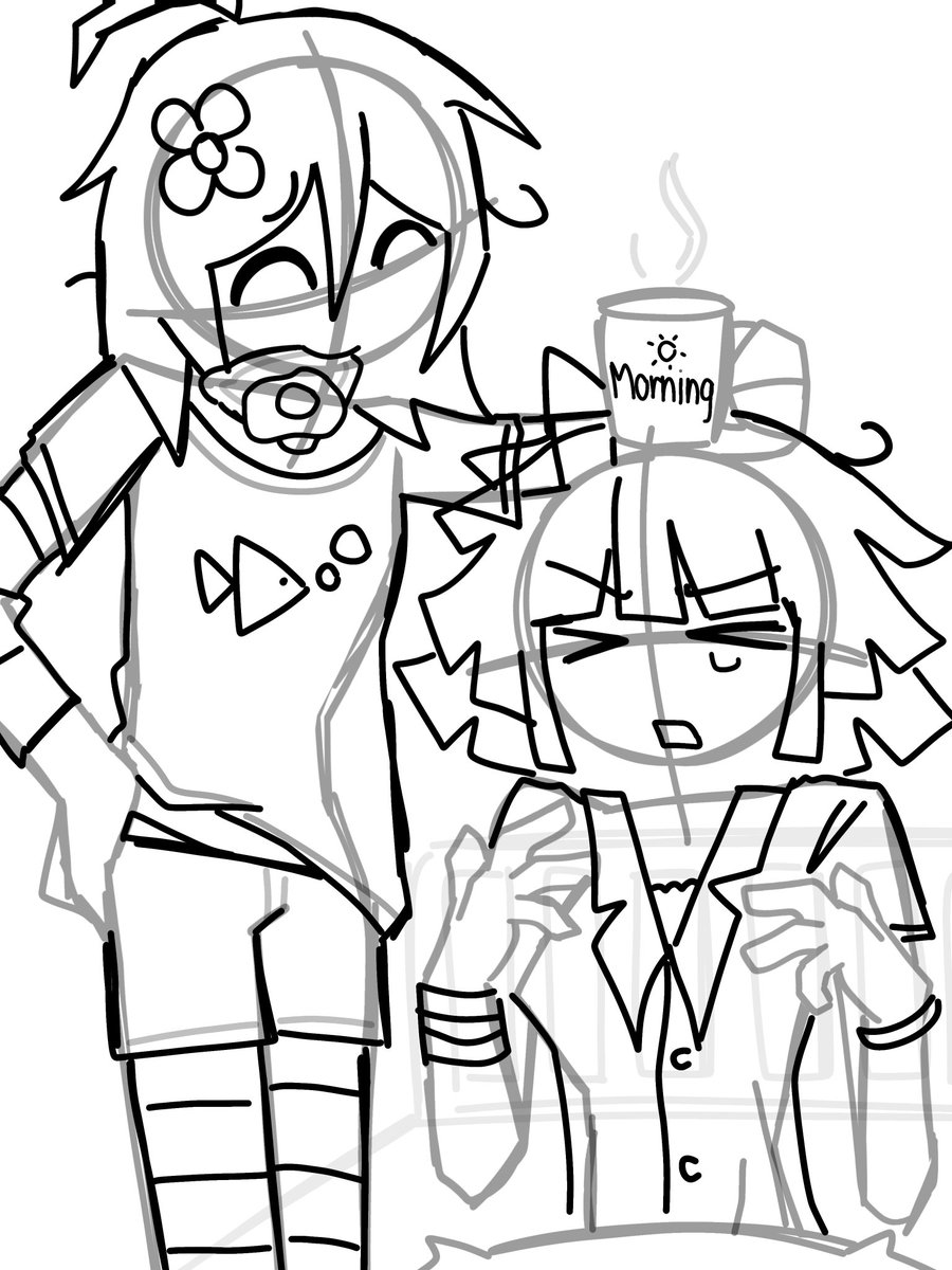 KamoKiki98's tweet image. More ClairexAgetha art (WIP) #fpe #claire #agetha #fundamentalpapereducation #ClairexAgetha #KATIEVERSE