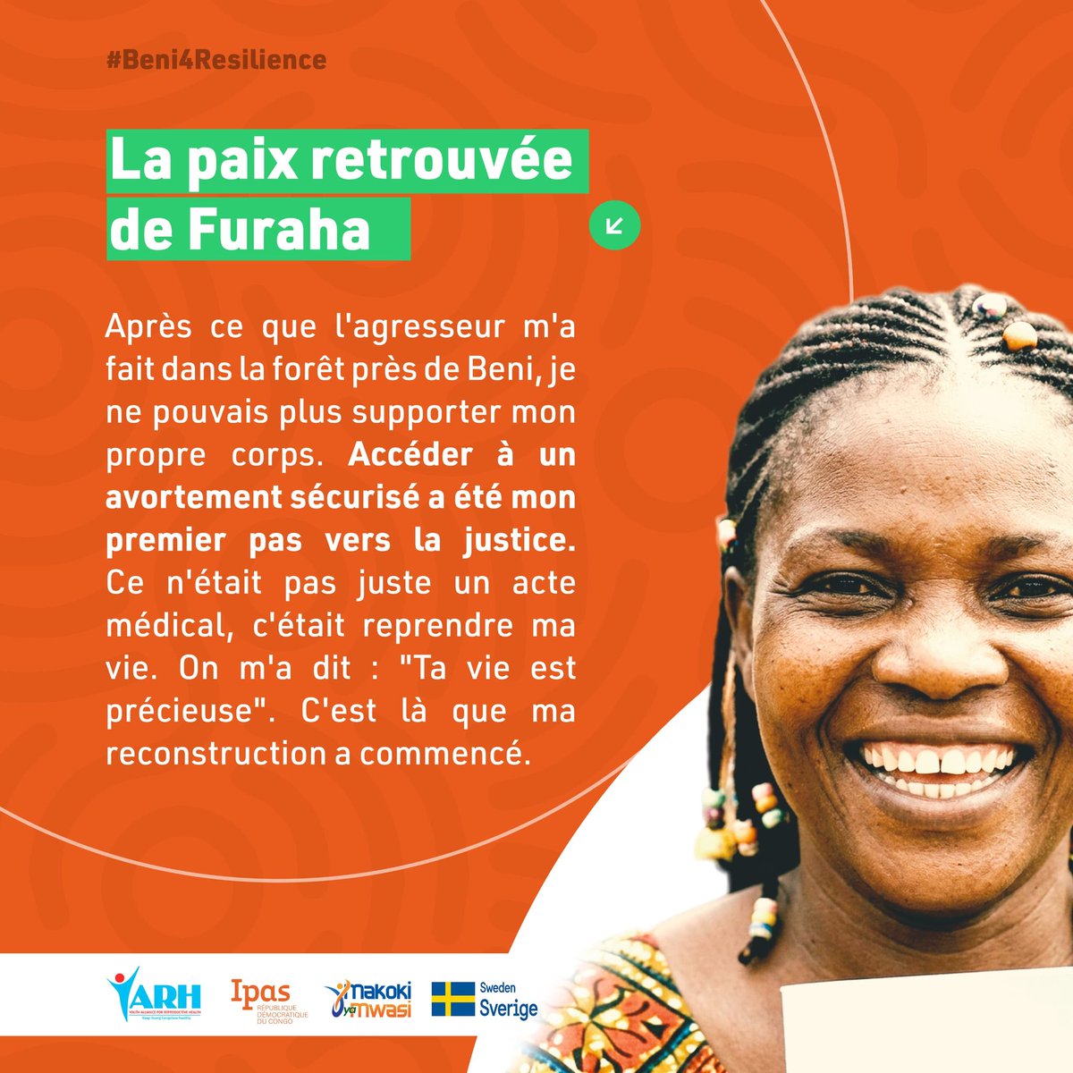 yarhdrc's tweet photo. Après un viol, l’urgence est d’écouter, soigner et protéger les survivantes.
Garantir l’accès aux #SCACF, c’est leur permettre de reprendre le contrôle de leur corps et de leur avenir.
La dignité des femmes doit toujours être au centre.
#Beni4Resilience https://t.co/inqR9TEdNZ