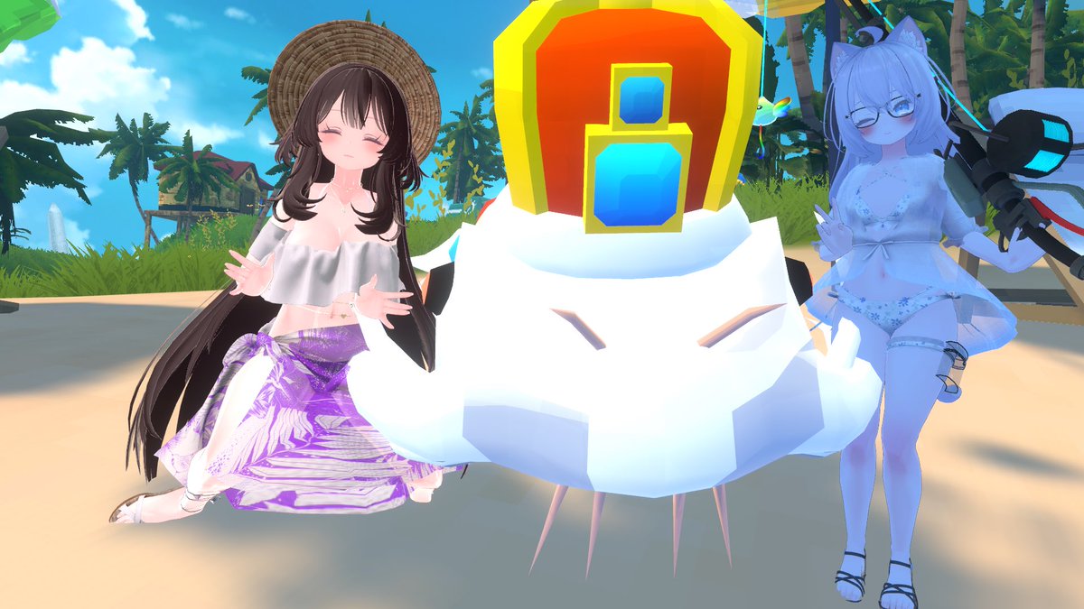 なんか釣れた〜
#VRChat 
 #fish