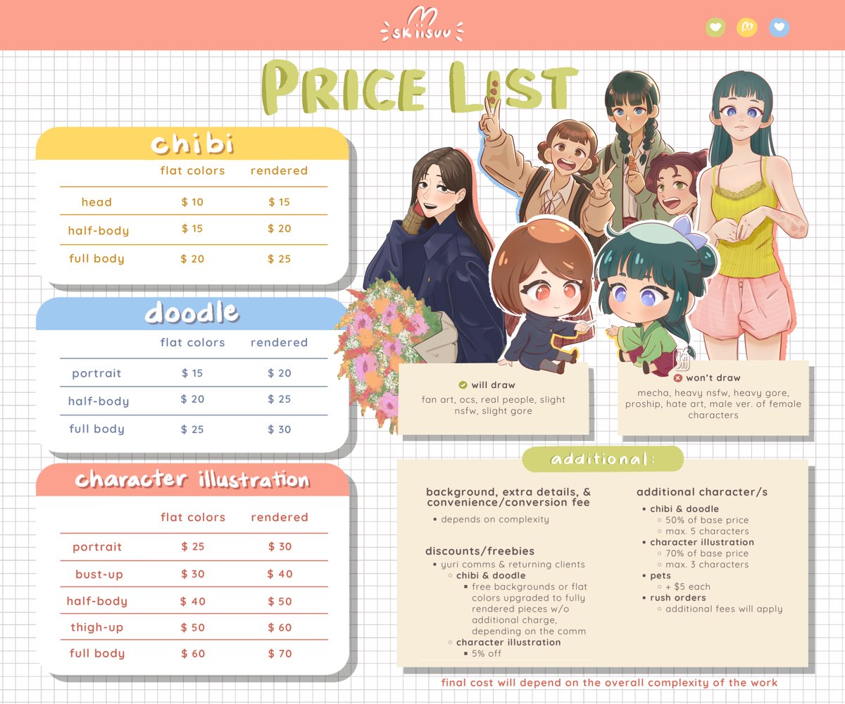 sukiii 🍥 comms open tweet media