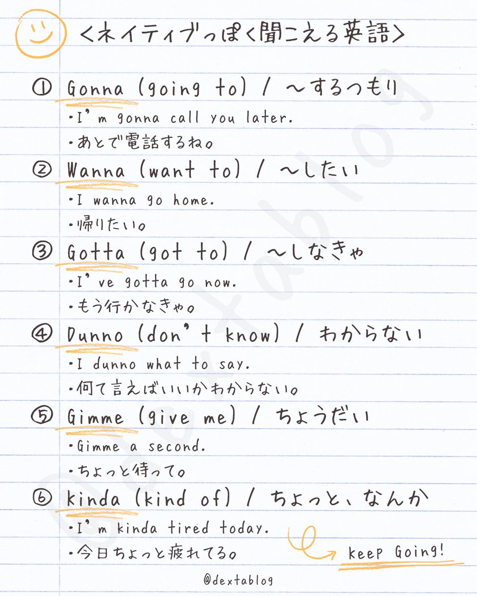 それ、英語が早くて聞き取れないんじゃない。
ネイティブが"崩してる形"を知らないだけかもよ。