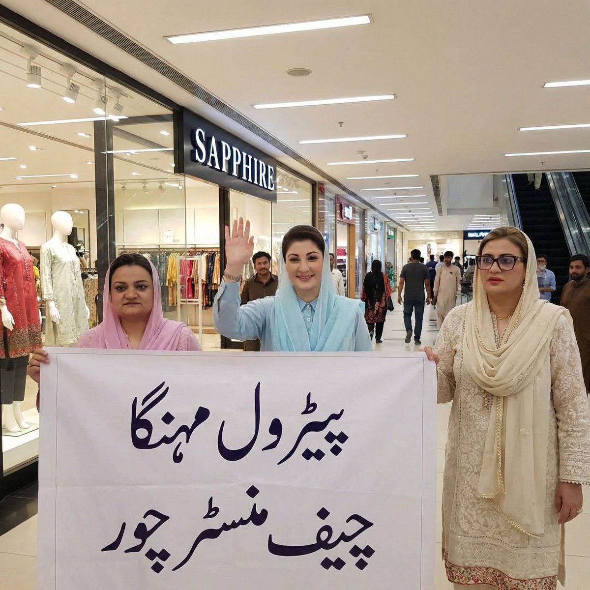 مریم نواز کو روک کر دو بچیوں نے یادگار سیلفی والی فوٹو لی
دونوُں بچیوں کا کہنا وہ ائیر پنجاب میں جہاز میں پائیلٹ بننا چاہتی