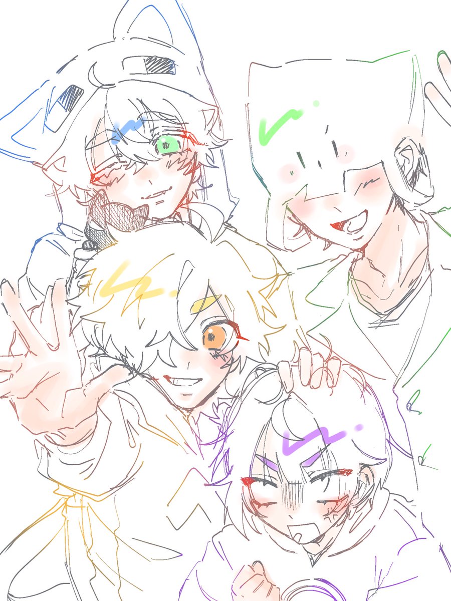 ma1__takee's tweet photo. 💛💜💙💚 https://t.co/9BLnrat7X8