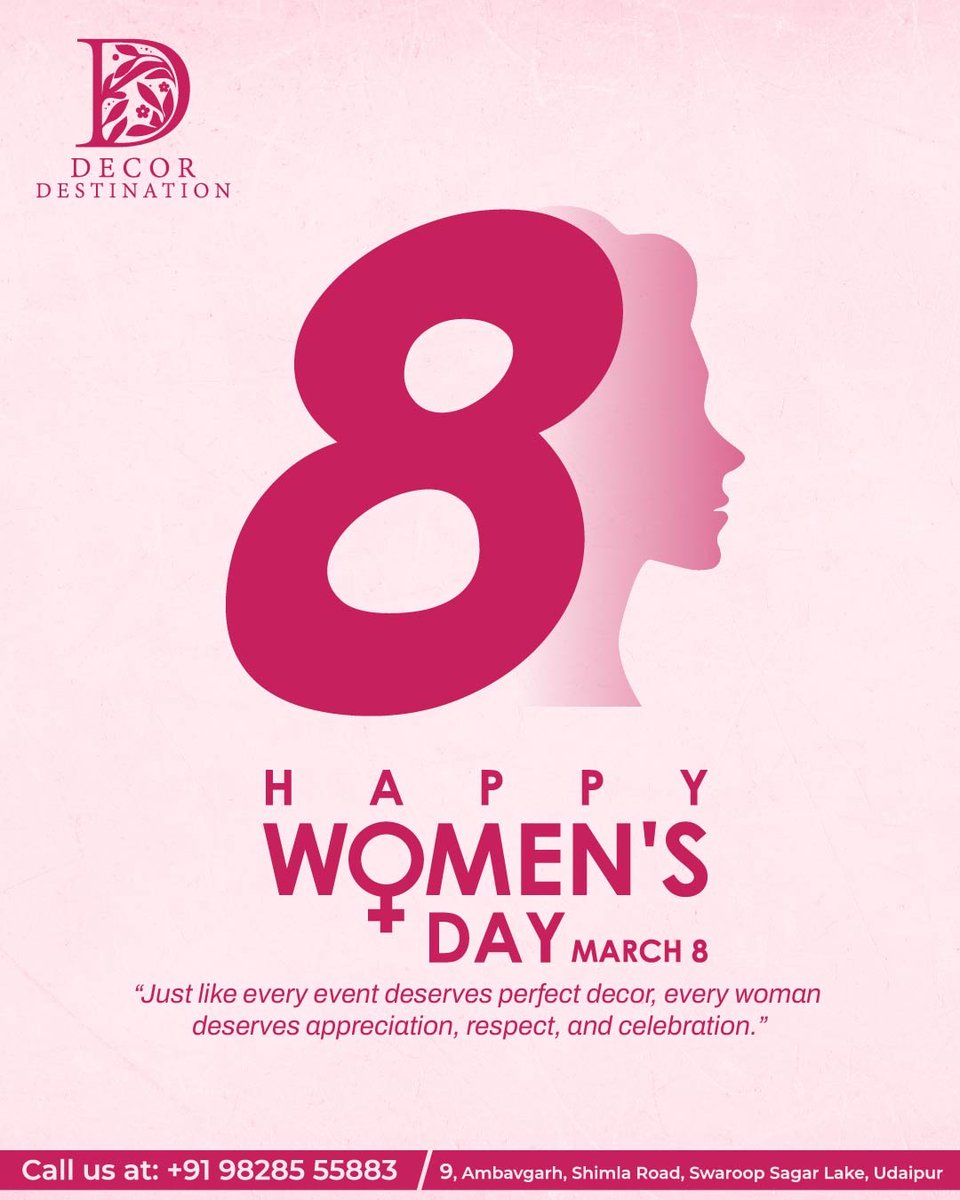 DecorDestin's tweet photo. Today we celebrate courage, kindness, and the strength of every woman. Happy Women’s Day! 
#HappyWomensDay #WomenInspire #WomenSupportWomen #StrongWomen #RespectWomen #CelebrateWomen https://t.co/rk2OrkJ18D