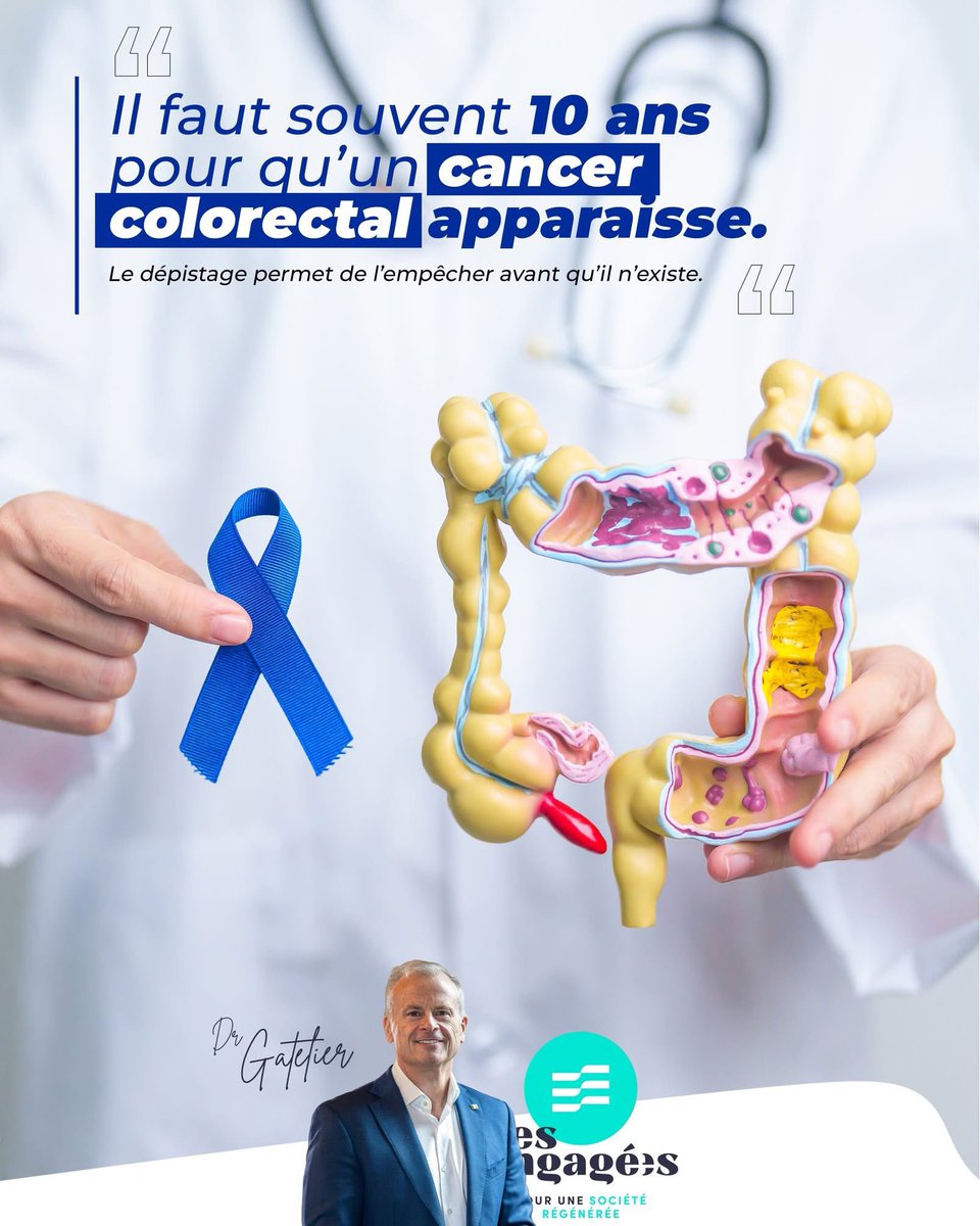 Le cancer colorectal est l’un des cancers les plus fréquents.
Même sans antécédents familiaux, pensez au dépistage dès 45 ans.
Notre alimentation, la sédentarité, l’alcool ou le tabac augmentent le risque.
Détecté tôt, il se guérit dans la majorité des cas. Parlez-en à votre
