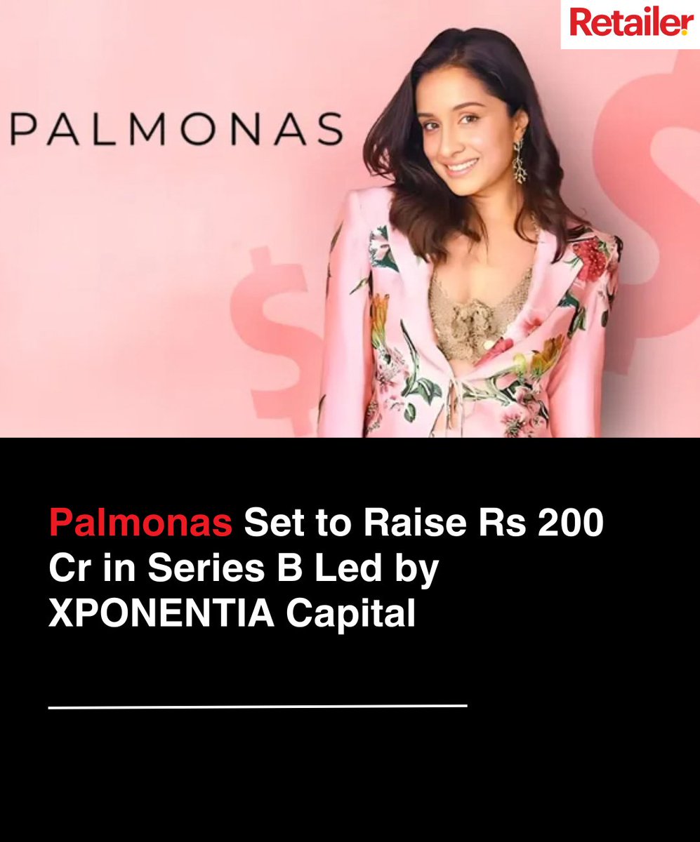 <a href="/Palmonas/">PALMONAS</a> is set to raise Rs 200 crore (around $22 million) in a Series B funding round, led by Xponentia Capital with participation from existing investor Vertex Ventures SE Asia &amp; India. The company’s board has approved the issuance of 815 Series B compulsorily convertible